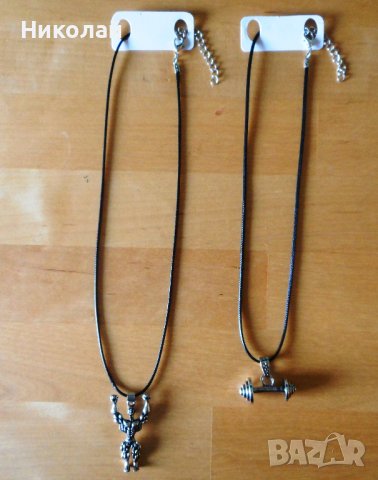 Фитнес / бодибилдинг колие от стомана, снимка 2 - Колиета, медальони, синджири - 44181755