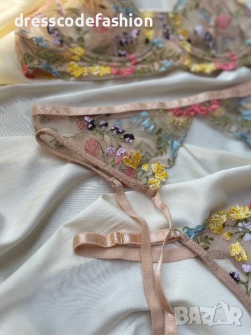 Луксозен троен сет дамско бельо , снимка 7 - Бельо - 41523007