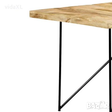 vidaXL Трапезна маса, 180x90x76 cм, мангово дърво масив, снимка 4 - Маси - 56146480
