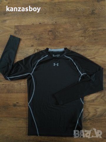 Under Armour HeatGear Long Sleeve Compression Shirt - страхотна мъжка блуза НОВА БЕЗ ЕТИКЕТИ, снимка 5 - Блузи - 39886627