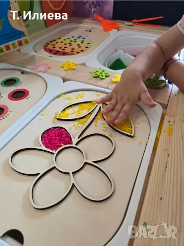 Сензорен капак, игри| Montessori | Flisat insert | Изсипи и играй | Детски образователни | Trofast , снимка 16 - Образователни игри - 56220740