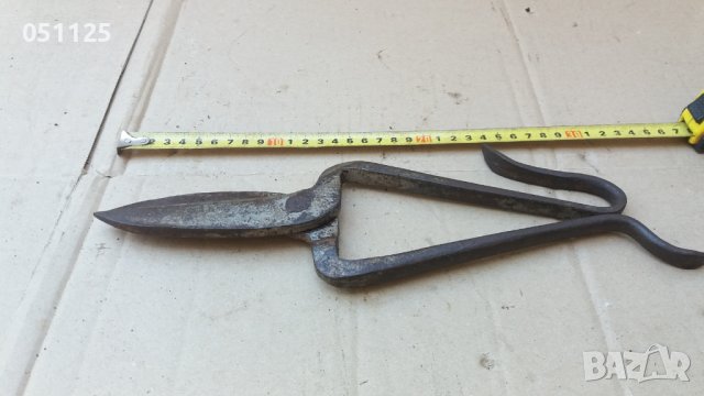 Кована абаджийска ножица , снимка 3 - Антикварни и старинни предмети - 41042873