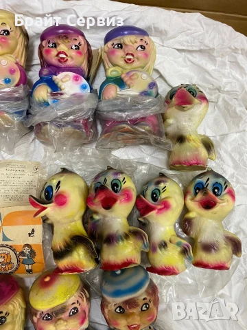 Стари гумени играчки от соца нови, снимка 3 - Колекции - 51080598