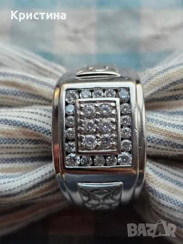 Масивен сребърен пръстен 