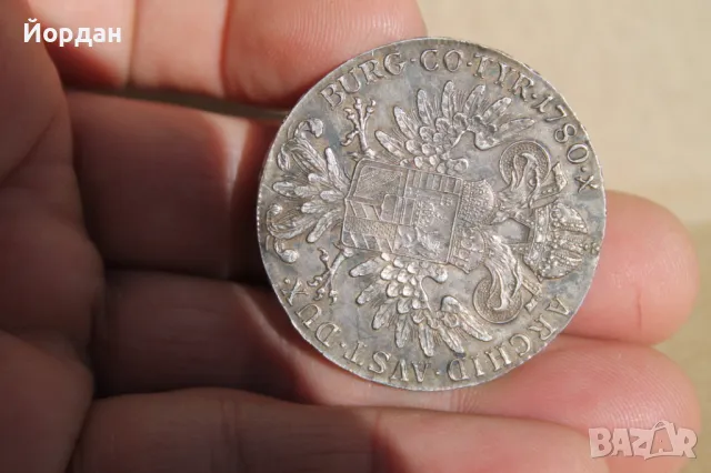 Австрийски сребърен талек, снимка 5 - Нумизматика и бонистика - 47812858