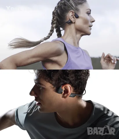 НОВО!!! Безжични слушалки с костна проводимост SHOKZ OpenRun Pro 2 mini, Open-Ear, снимка 2 - Bluetooth слушалки - 56113199