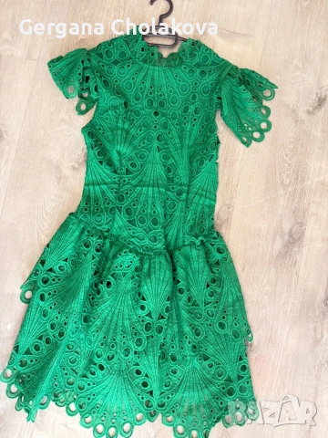 Дамска зелена рокля