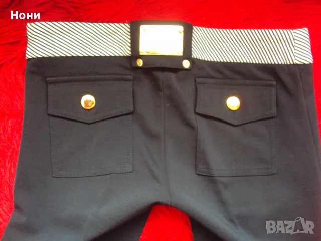 Оригинален панталон Celyn b на Elisabetta Franchi черен, снимка 8 - Панталони - 50160410