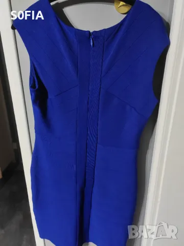 Бодикон рокля турско синя Л размер, снимка 2 - Рокли - 47887987