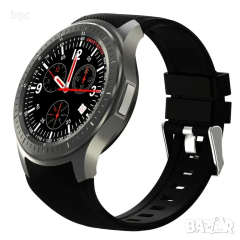 3G+Wi-Fi Смарт Часовник със Сим карта Часовник Smartwatch с телефон iUni DM368, 3G, GPS, HR, Black, снимка 6 - Смарт часовници - 49629827