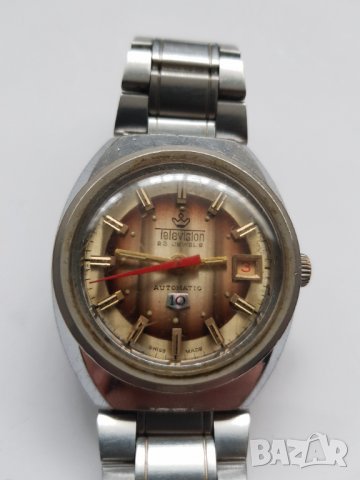 Мъжки автоматичен часовник Television 23 jewels, снимка 3 - Антикварни и старинни предмети - 38733158