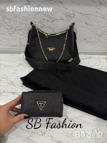 Черна чанта Guess