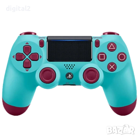 Sony DualShock 4 Berry Blue v2, Оригинален , Лимитиран , 2 г гаранция, снимка 5 - PlayStation конзоли - 53262327