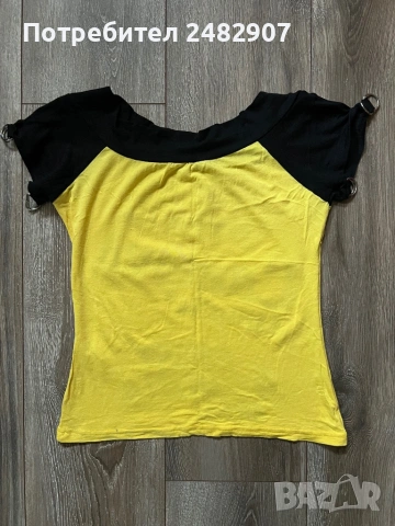 Дамска блуза с къс ръкав, снимка 5 - Тениски - 53653469