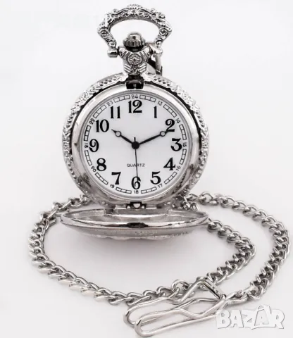 НОВ ДЖОБЕН ЧАСОВНИК. ДЖОБНИ ЧАСОВНИЦИ С ВЕРИЖКА И КАПАК POCKET WATCH DZOBEN DJOBEN CHASOVNIK +, снимка 2 - Джобни - 50233982