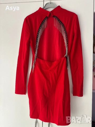 Къса рокля за предстоящите празници, снимка 5 - Рокли - 29860039