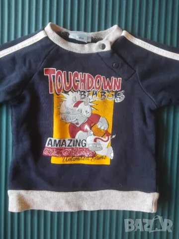 Bimbus - оригинална детска блуза с носорог - 6 месечна възраст, снимка 5 - Бебешки блузки - 49416549