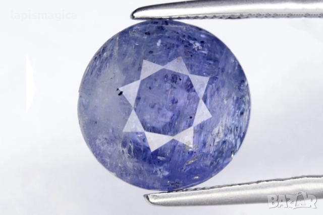 Танзанит 5.32ct 9.6mm кръгла шлифовка