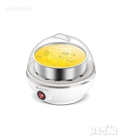 Яйцеварка с пара за 7 или 14 яйца с таймер, снимка 3 - Уреди за готвене на пара - 52501535