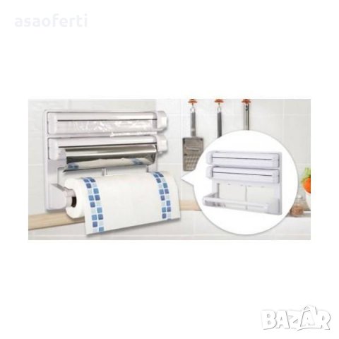 Поставка за фолио и кухненска хартия Tripple Paper, снимка 3 - Оригинални зарядни - 34073348
