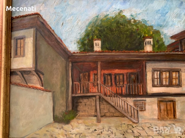 АСЕН ПОПОВ (1895-1976) масло/платно, снимка 5 - Картини - 53112447