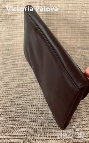 Чанта-клъч тип плик,класика,естествена кожа, снимка 4 - Чанти - 34203715