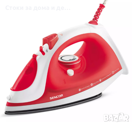 ✨Ютия Sencor SSI 5420RD, 2200W, Червен/Бял , снимка 1 - Ютии - 44641169