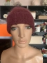 Зимна шапка в цвят бордо (състав мохер), снимка 1