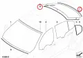 Нови Оригинални Уплътнения за Задно Стъкло BMW E90 , снимка 4