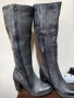 Нови ефектни ботуши в графит,36 номер, снимка 6