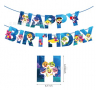 Бебе Акули Baby Shark букви Happy Birthday надпис Банер парти гирлянд декор рожден ден, снимка 2