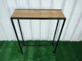 Мини бар маса комбинация от дърво и метал , снимка 3
