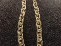 Продавам плътен български златен ланец като нов 14к 585 , снимка 3