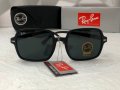 Ray-Ban RB1973 Skuare 2 Рей Бан дамски слънчеви очила черни, снимка 5