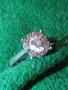 СКЪПОЦЕНЕН ФЕШЪН АРТ СРЕБЪРЕН ПРЪСТЕН СРЕБРО 925 с ЮВЕЛИРНО ФАСЕТИРАНИ ЦИРКОНИ 32428, снимка 3