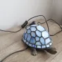 Настолна лампа - костенурка изработена в стил Tiffany, снимка 11