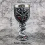 Нова 3D Чаша за Вино със Змия и Бафомет с пентаграм, снимка 2