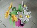Handmade хартиен букет от хартиени цветя оригами