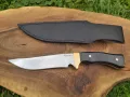 Ловен нож Browning с кожена кания,фултанг, снимка 2