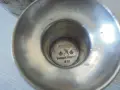 № 8765  две стари метални / калаени чаши SKURDAL PEWTER, снимка 3