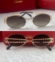 Cartier 2022 унисекс слънчеви очила елипса дамски мъжки, снимка 1 - Слънчеви и диоптрични очила - 36106871