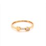 Златен дамски пръстен 0,96гр. размер:56 14кр. проба:585 модел:17782-6, снимка 1 - Пръстени - 41481704