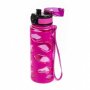 Шише за вода с флип капачка 500 мл Розово, снимка 2