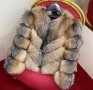 Дамско елегантно палто от лисица код 332, снимка 1 - Палта, манта - 35937936