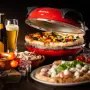 Електрическа фурна за пица с каменна плоча ARIETE 909 ЧЕРВЕН, 1200 W, снимка 4
