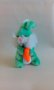 Плюшена играчка заек с морков, зелен, 28 см - само по телефон!, снимка 1 - Плюшени играчки - 35689770
