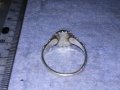 СТАРИНЕН СКЪПОЦЕНЕН СРЕБРЕН АР НУВО ПРЪСТЕН ВИСОКА ПРОБА СРЕБРО с РЪЧНО ШЛИФОВАН ЛУНЕН КАМЪК 38285, снимка 9