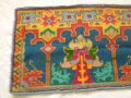19ти век Ръчно плетена Възглавница многоцветни вълнени конци, снимка 3