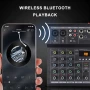 Смесителен пулт 4 канален RP-F4 A, Bluetooth,USB Player, DJ Mixer, EQ 2 Band , снимка 17