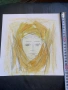 Рисунка портрет момиче, снимка 2